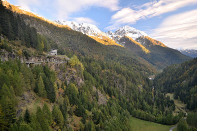 Val Lavizzara view from Lago del Sambuco