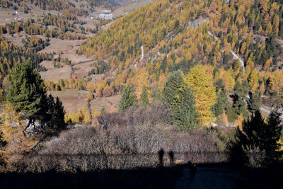 View from the dam, Lac de Cleuson