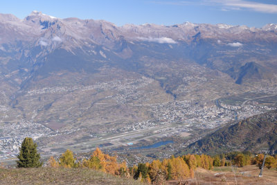 View from Tracouet on Rhne valley