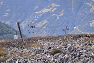 Upper end of skilift Illhorn 2