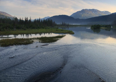 Soft Morning light on the Resurrection River