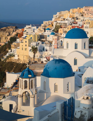 Oia's Blue Domes