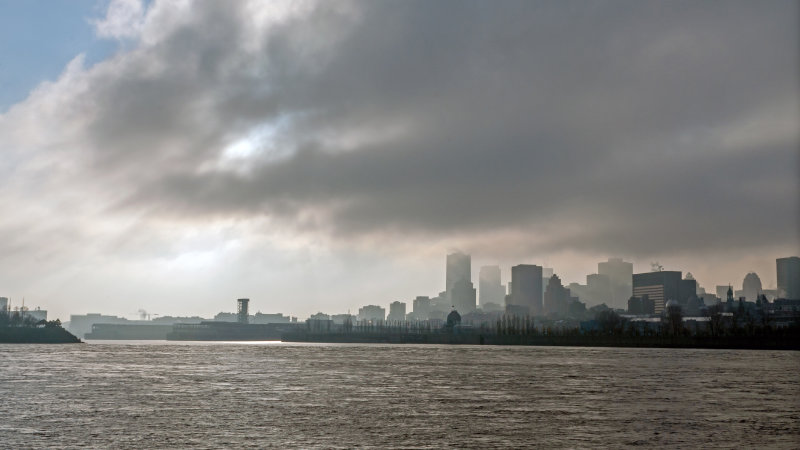 Montreal under a November sky