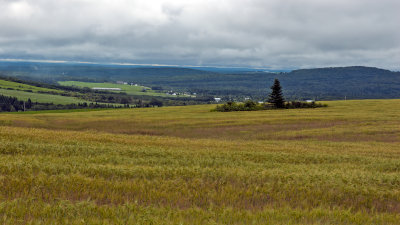 La vue que l'on a du rang Saint-Charles