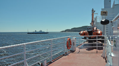 Le traversier Baie-Sainte-Catherine - Tadoussac