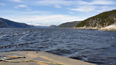La rivière Saguenay entre Baie-Sainte-Catherine et Tadoussac