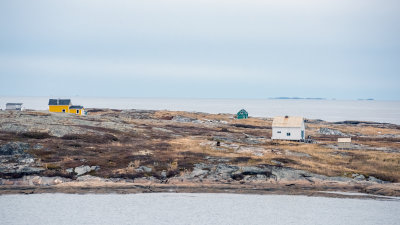 Les maisons sur l'île