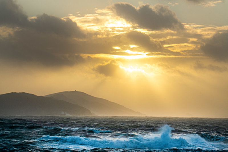 Sunset over Dursey Island