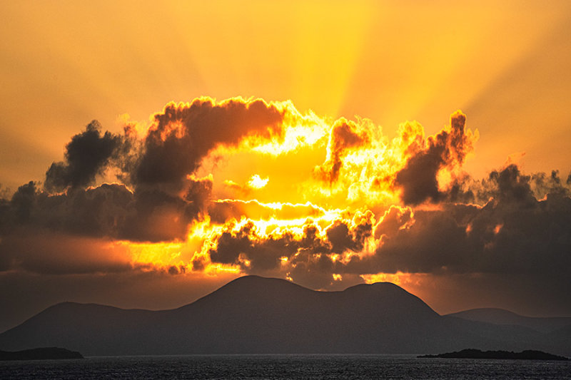 Sunset over Ballinskelligs, Co. Kerry