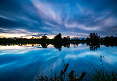 Blue-Hour ... Shannon River Sunset