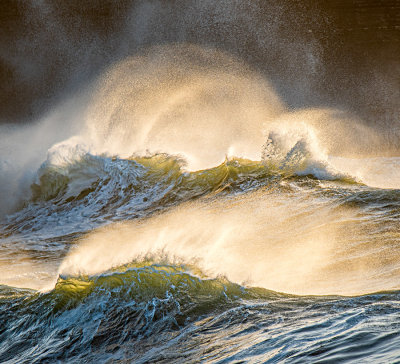 Wild Atlantic Waves at Dusk
