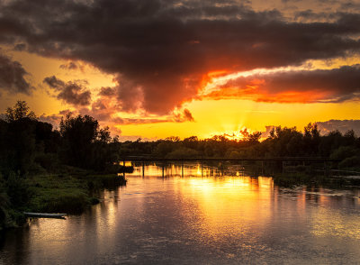 Black Bridge - Equinox Sunset