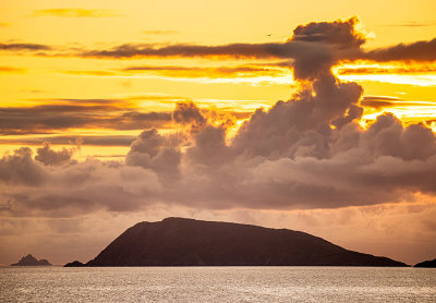 Cloud Formation at Dusk over Scariff Island