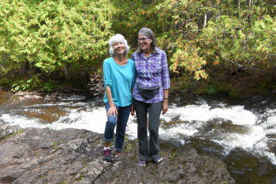Patti & Susan at Silver River Falls