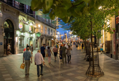 Madrid evening walk