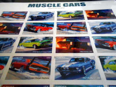 Muscle Car Stamps