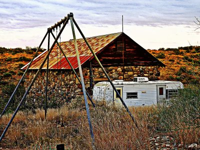 SCHOOL AND SWING SET