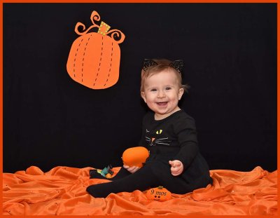 9 months old - for October in 1st Year Calendar
