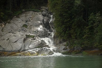 Falls In Crevice & Smooth Rock