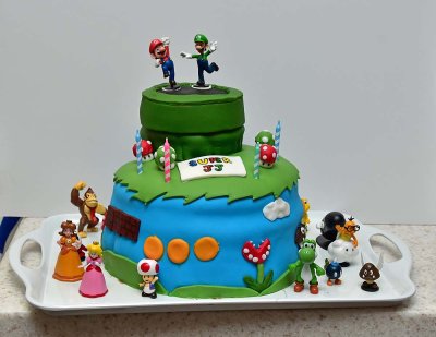 Super JJ Mario Cake