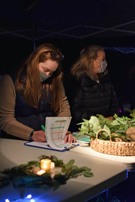 Handing Out Advent Boxes