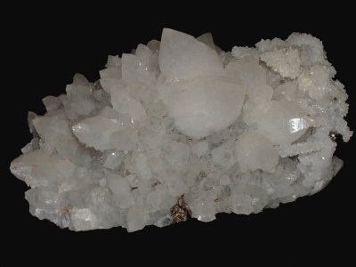  Bergkristall, Pyrit, Fadenquarz 4 (Rumnien)