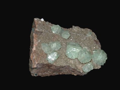 Apophyllit, Stilbit 2 (Ahmednagar Indien) Stein 2.jpg