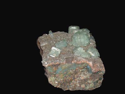 Apophyllit, Stilbit 3 (Ahmednagar Indien) Stein 2.jpg