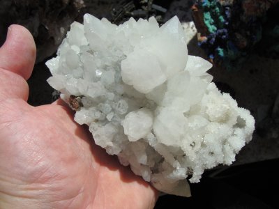 Hands on  Bergkristall, Pyrit, Fadenquarz 7 (Rumnien)