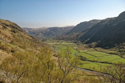Seathwaite valley southwards from Sour Milk Gill