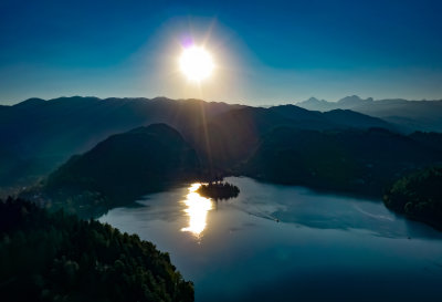 Lake Bled Slovenia and Triglav