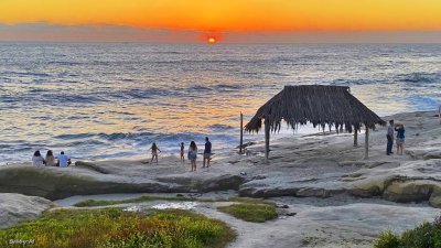 End of beach day