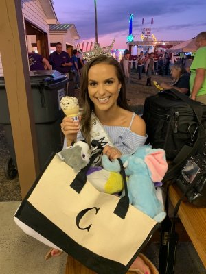 Camille Schreir (Miss Virginia 2019) at Brandy Station  (August 8, 2019)