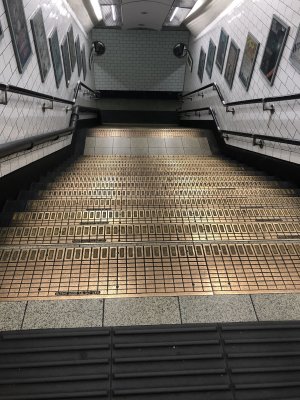 Underground steps