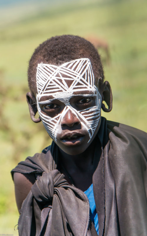 Enfant masa, cratre du Ngorongoro