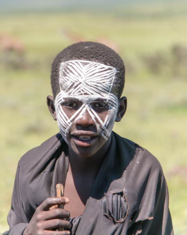 Enfant masa, cratre du Ngorongoro