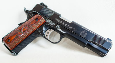 WE Spingfield 1911 full metal - markings / original grips - brushed