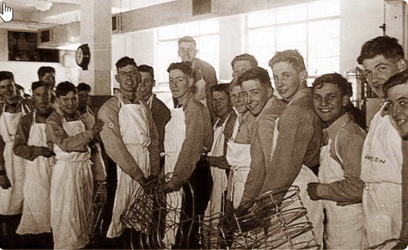 1952, 6TH MAY - ROBERT HANLEY, ANSON DIVISION, MY CLASS, COOKS TO THE GALLEY.