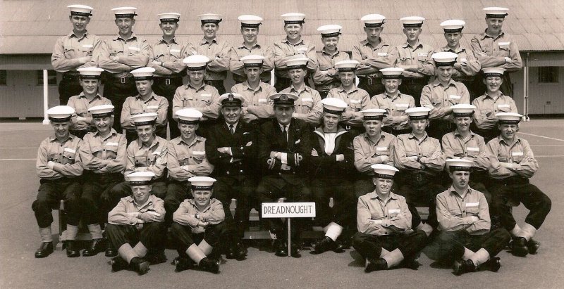 1969, 5TH MAY - COLIN DAWSON, 10 RECR., ANNEXE, DREADNOUGHT, I AM 5TH FROM LEFT BACK ROW, PAUL BLAKE 3RD LEFT 2ND ROW..jpg