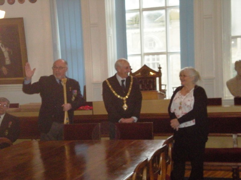 2018, MARCH - FALMOUTH MAYOR WITH SHEP AND LADY MAYORESS 1..JPG