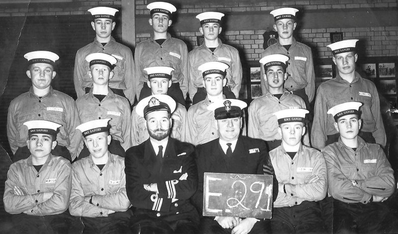 1963, 12TH NOVEMBER - ALAN INGHAM, EXMOUTH, 43 MESS, 291 CLASS, LT. CDR. FORDER, R.S. 'TAFF' HUMPHRIES..jpg