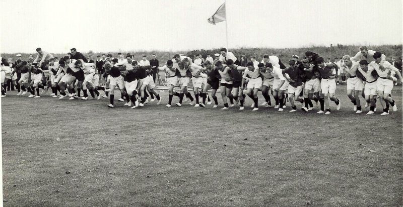 1963, 30TH APRIL - JOHN CORDINER, 58 RECR., ANSON, 19 MESS, SPORTS DAY, CHARIOT RACES.