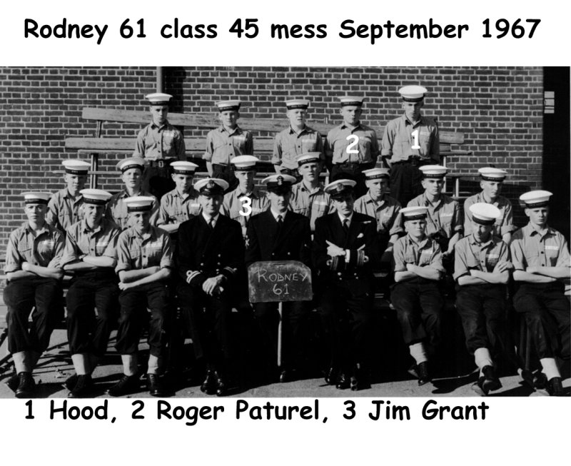 1967, SEPTEMBER - RODNEY, 45 MESS, 61 MESS, SOME NAMES ON IMAGE..JPG