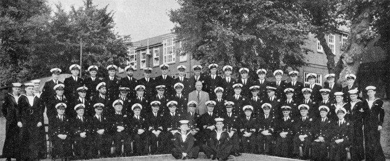 1958 - DAVE PARRY, Communication instructors HMS Ganges.jpg