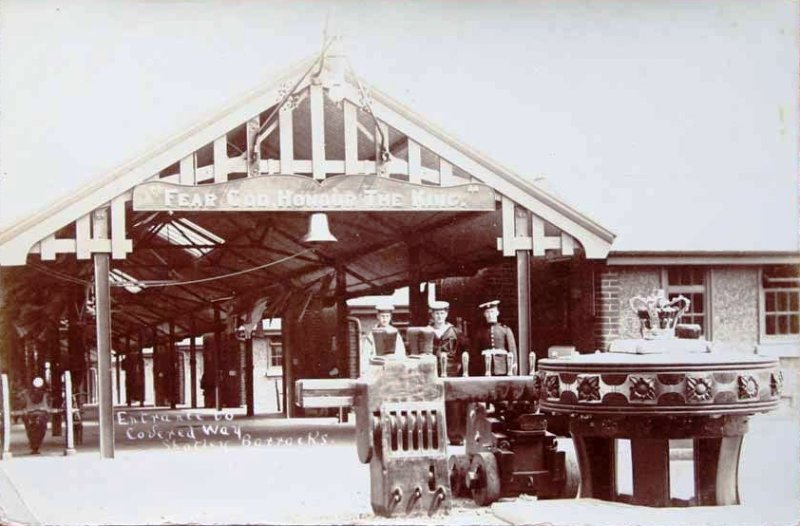 Entrance to the covered way, Shotley Barracks.jpg