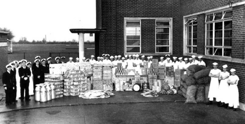 1960s - CMG STAFF TOGETHER WITH ONE DAY'S SUPPLIES..jpg