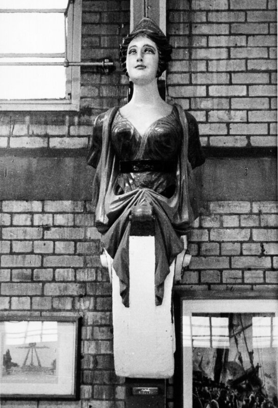 UNDATED - FIGUREHEAD OF HMS GLEANER IN NELSON HALL.jpg