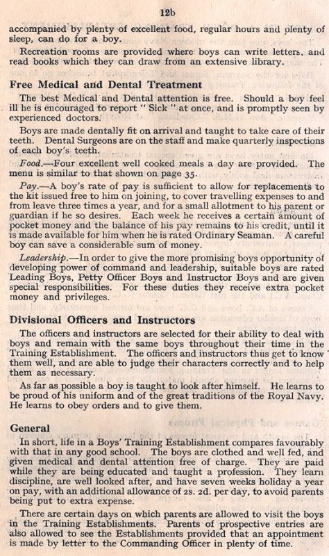 1937 - JIM WORLDING, EXTRACTS FROM THE ADMIRALTY RECRUITING HANDBOOK. 6.jpg