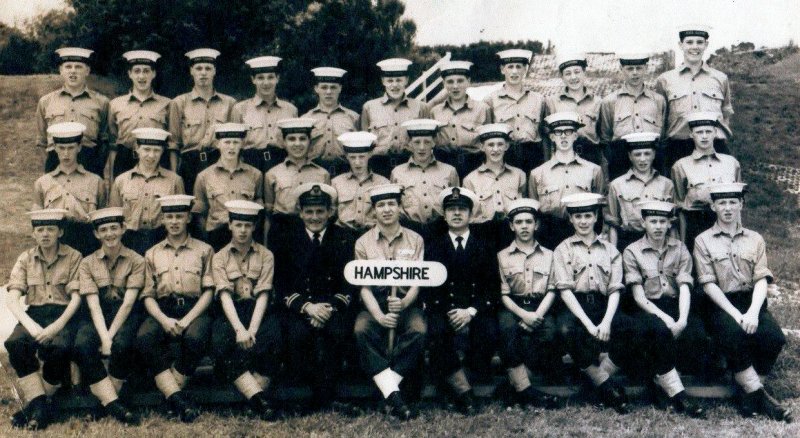 1971, 8TH JUNE - ALAN BIBBY, 25 RECR., ANNEXE, HAMPSHIRE MESS, I AM 5th FROM RIGHT MIDDLE ROW.jpg