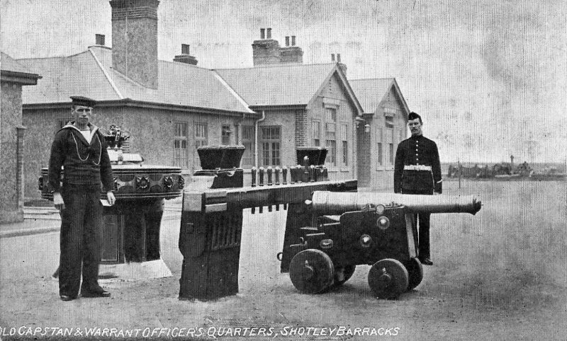 1905-07 - OLD CAPSTAN AND WARRANT OFFICER'S QUARTERS, SHOTLEY BARRACKS